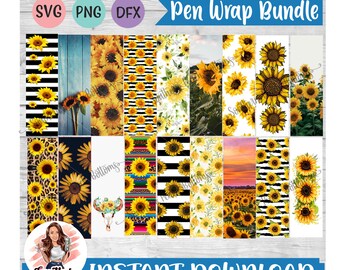 Free Free 133 Sunflower Pen Wrap Svg Free SVG PNG EPS DXF File