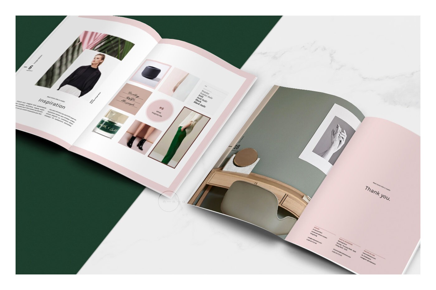 Catalog & Portfolio Template Fashion Lookbook Template 4 Etsy