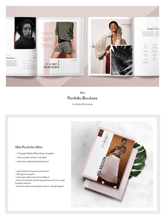 Portfolio Template Brochure Templates Creative Market