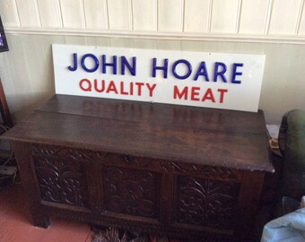 1960's Butchers Advertising Sign
