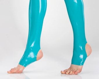 Latex stockings with stirrups