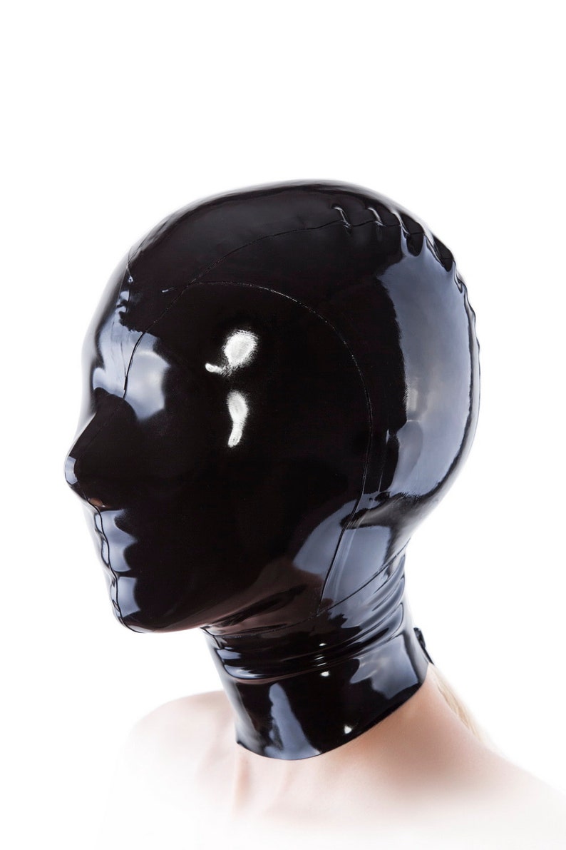 Latex Mask With Translucent Face and Holes for Mouth and Eyes Etsy