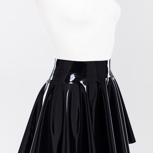 Latex Fit-and-flare Skirt - Etsy