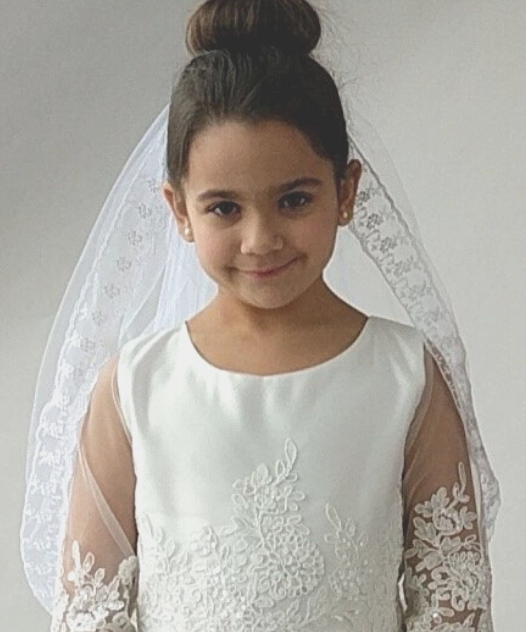 Made In USA Girls First Communion Veil - Holy 1st Communion Veil