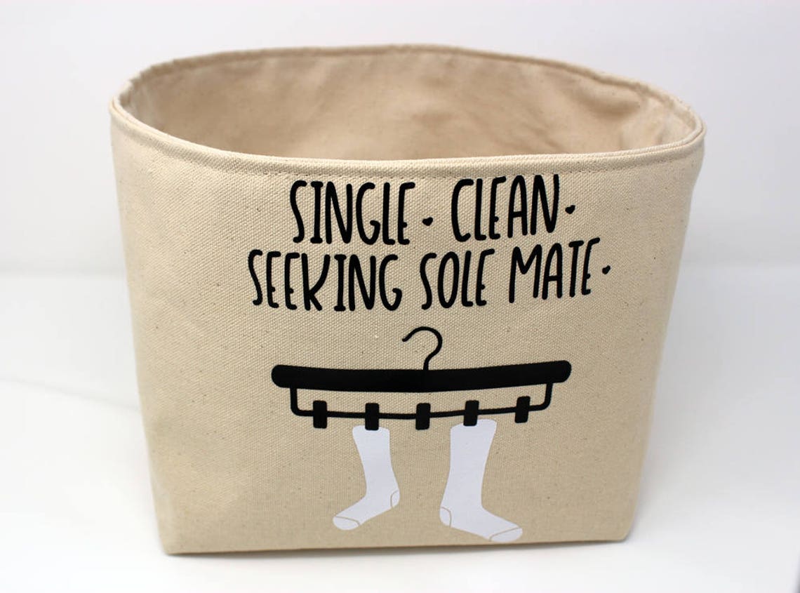 Missing Sock Bag Laundry Room Decorlaundry Bag Lost Sock Etsy