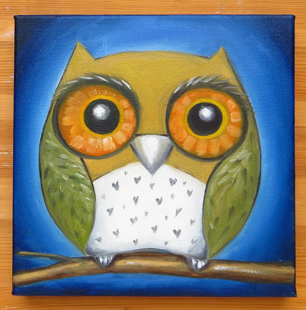 owl art oil