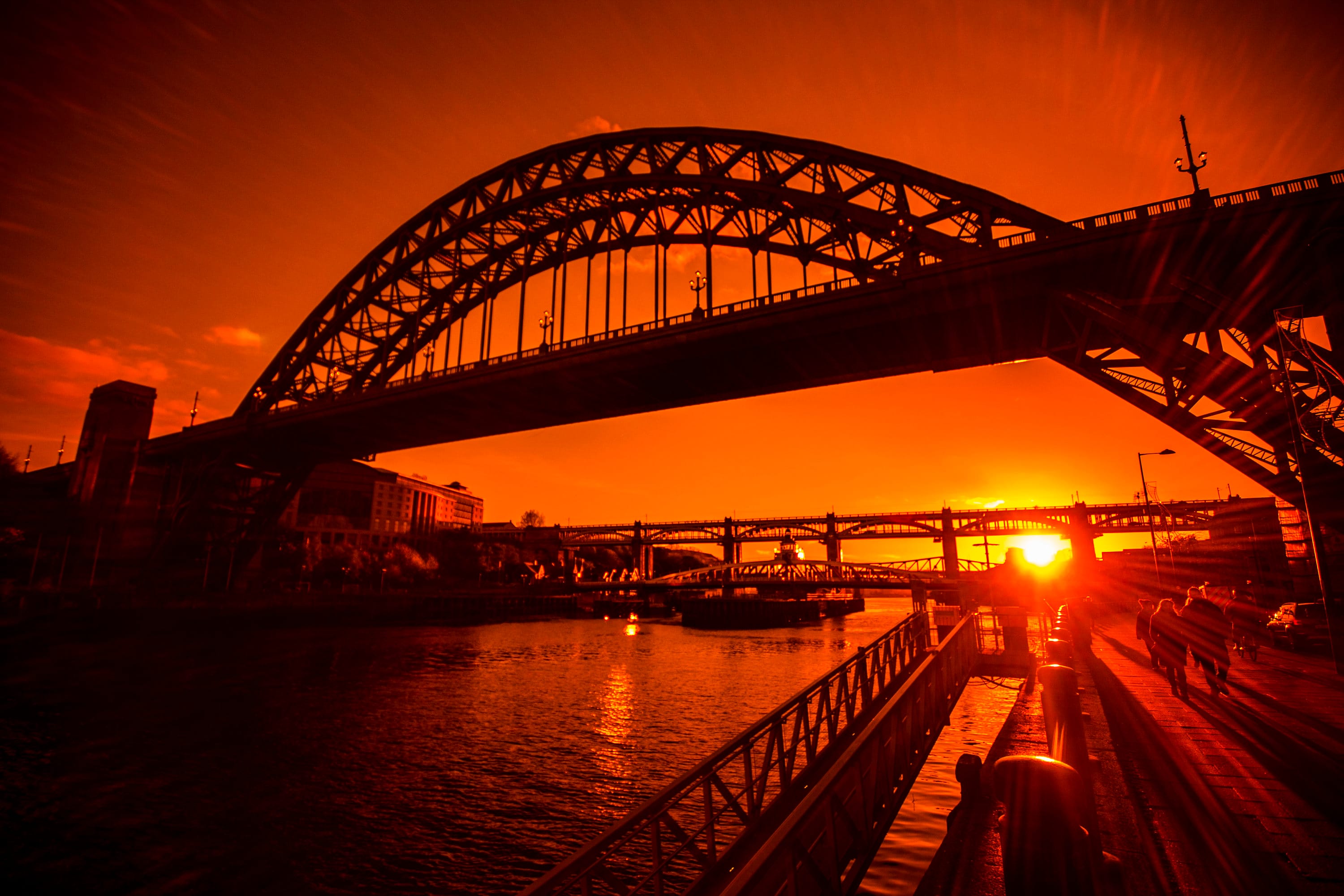 Tyne Bridge Sunset - Etsy UK