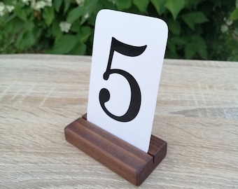 100 Place card holders, Holders, Brown Holders for weddings, Wood place card holders, Table number holders, Wedding decor, Wedding, Rustic