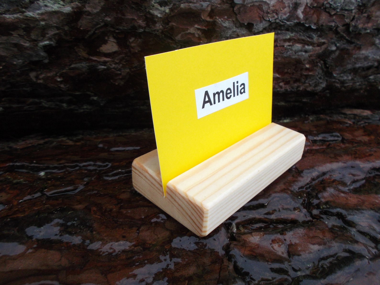 20 Wooden Wedding Holders Wedding Place Card Holders Place Etsy