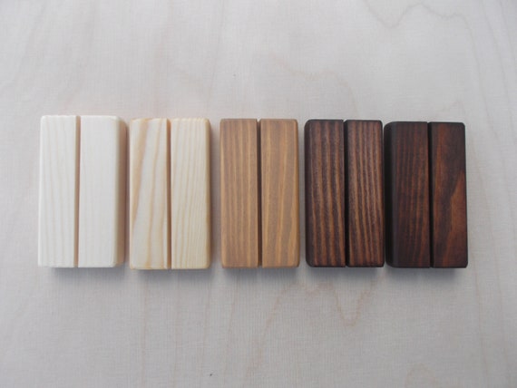 13 Rustic Wedding Place Card Holders Place Card Holders Wood Etsy