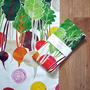 Beetroot Tea Towel- 100% Cotton