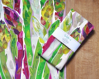 Asparagus Tea Towel- 100% Cotton