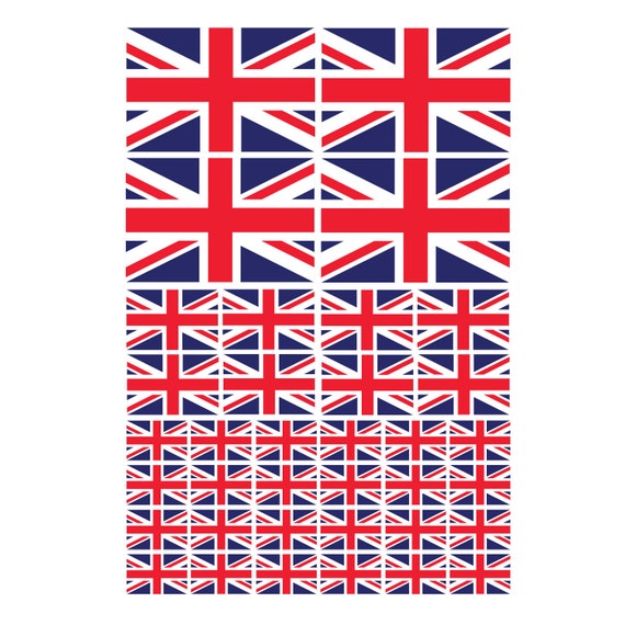 Union Jack Flags Red White Blue Multi Pack Union Jack Etsy