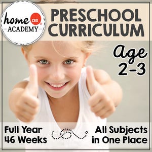 Full Year Totschool Preschool Curriculum Bundle image 1