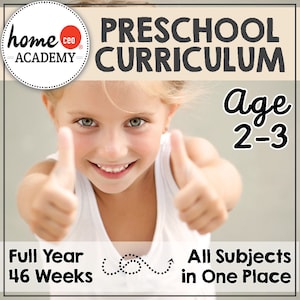 Full Year Totschool Preschool Curriculum Bundle image 1