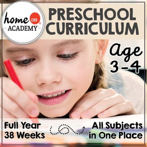 Full Year Preschool Curriculum Bundle