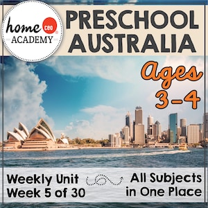 Unidad de Australia preescolar de educación en el hogar