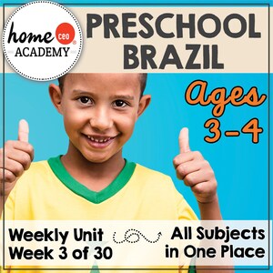 Homeschool Preschool Brazil Unit