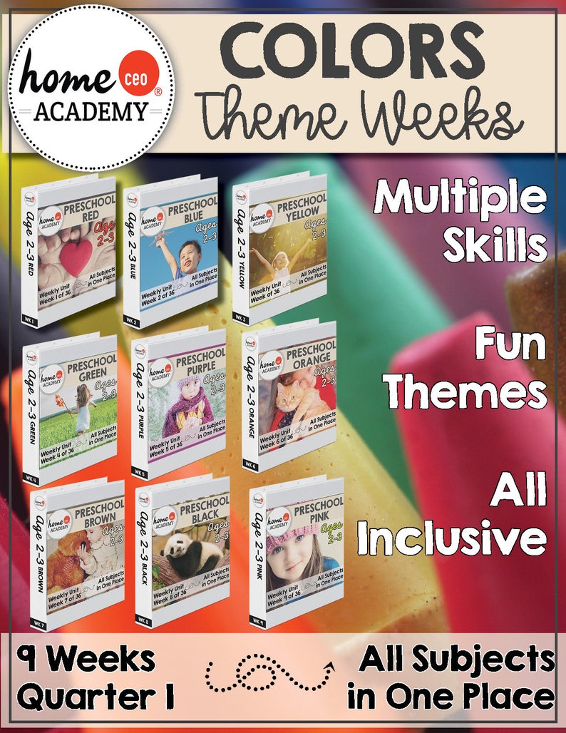 Full Year Totschool Preschool Curriculum Bundle image 2