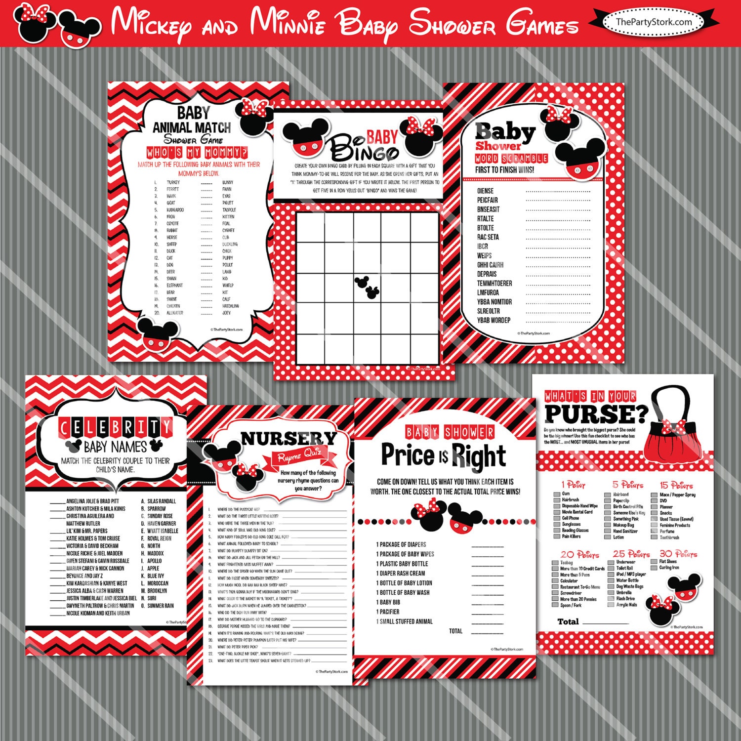 Mickey Mouse Baby Shower Games / Mickey Mouse Baby Shower Game Mickey