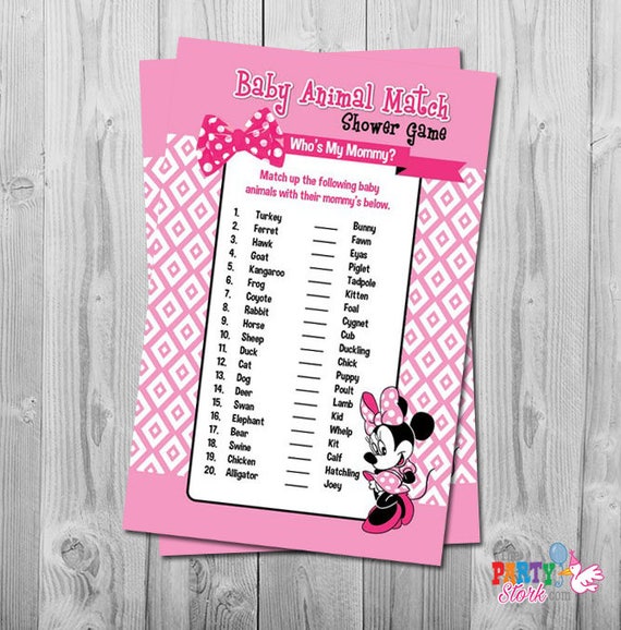 minnie mouse themed baby shower ideas