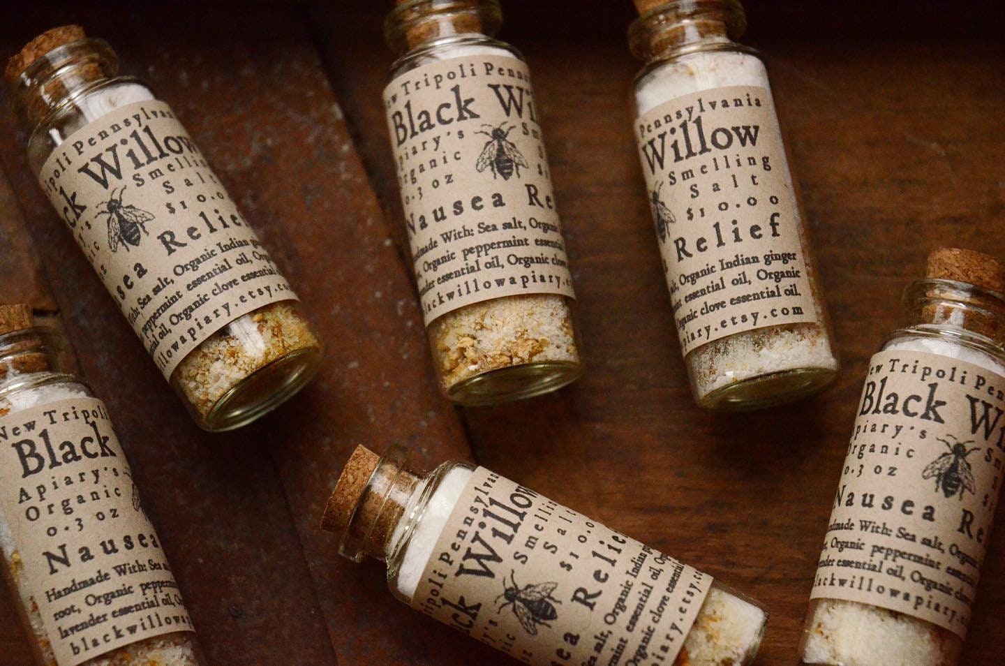 Smelling Salt for Nausea and Upset Stomach Etsy