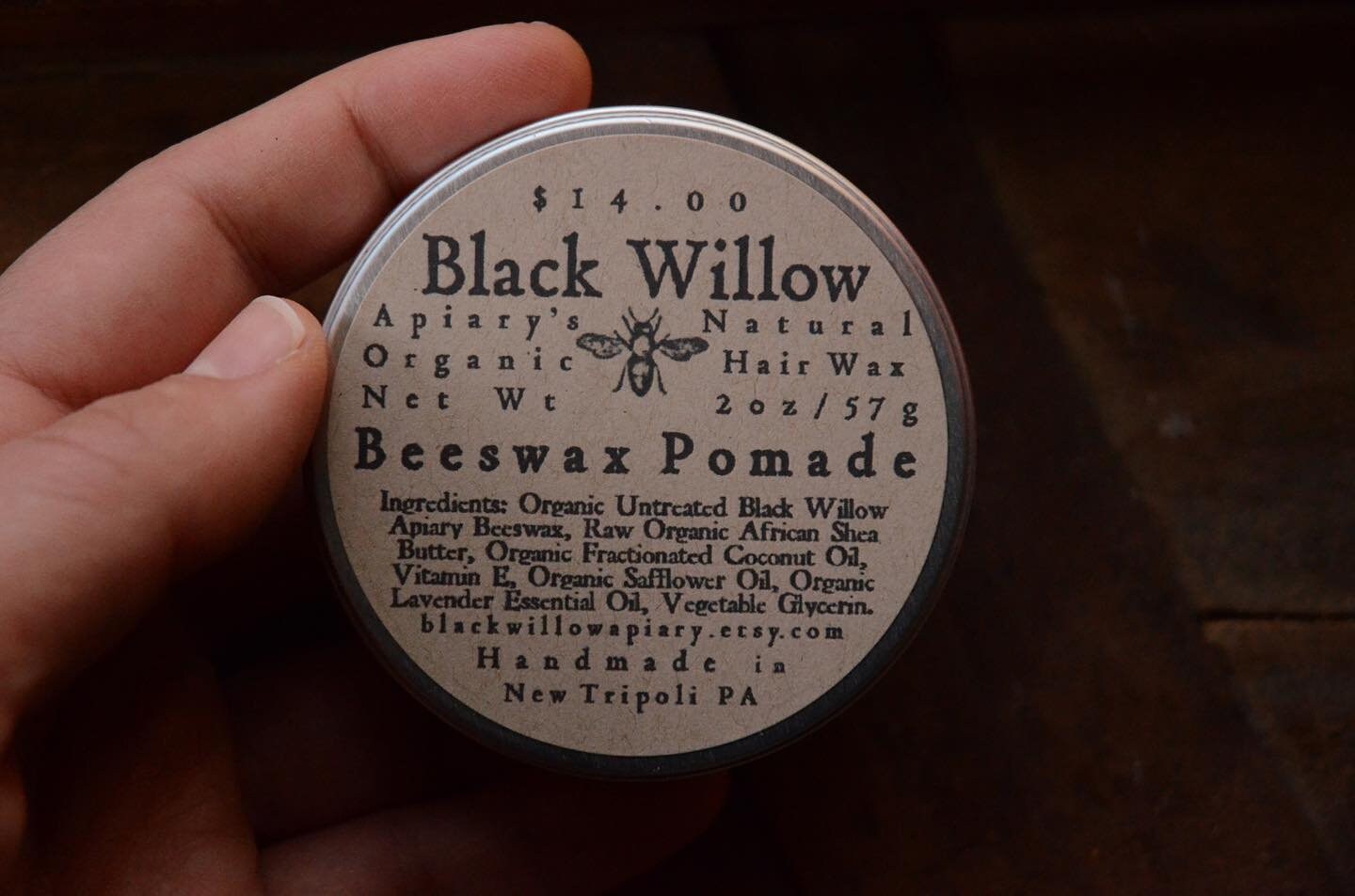 Organic Beeswax Hair Pomade New Formulation Stronger Hold Etsy