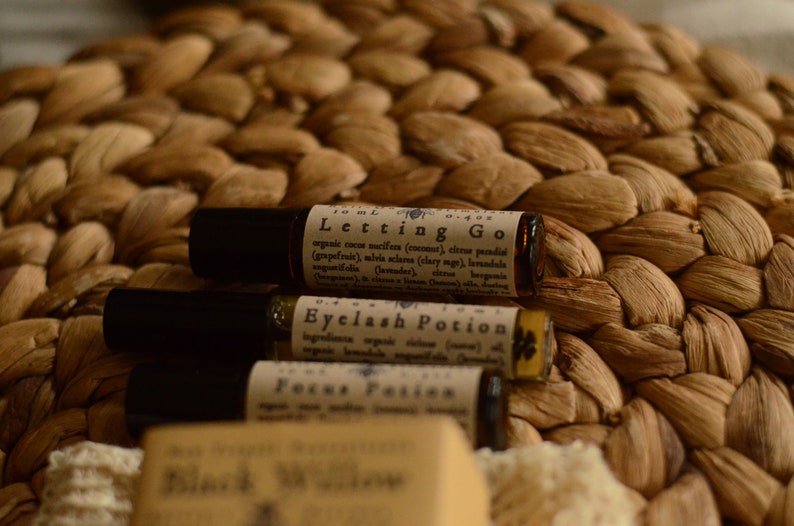 Organic Depression Roll on Letting Go Essential Oil Blend for Sadness