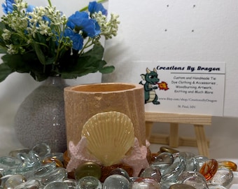Sea Shell Beach Themed Candle Holder