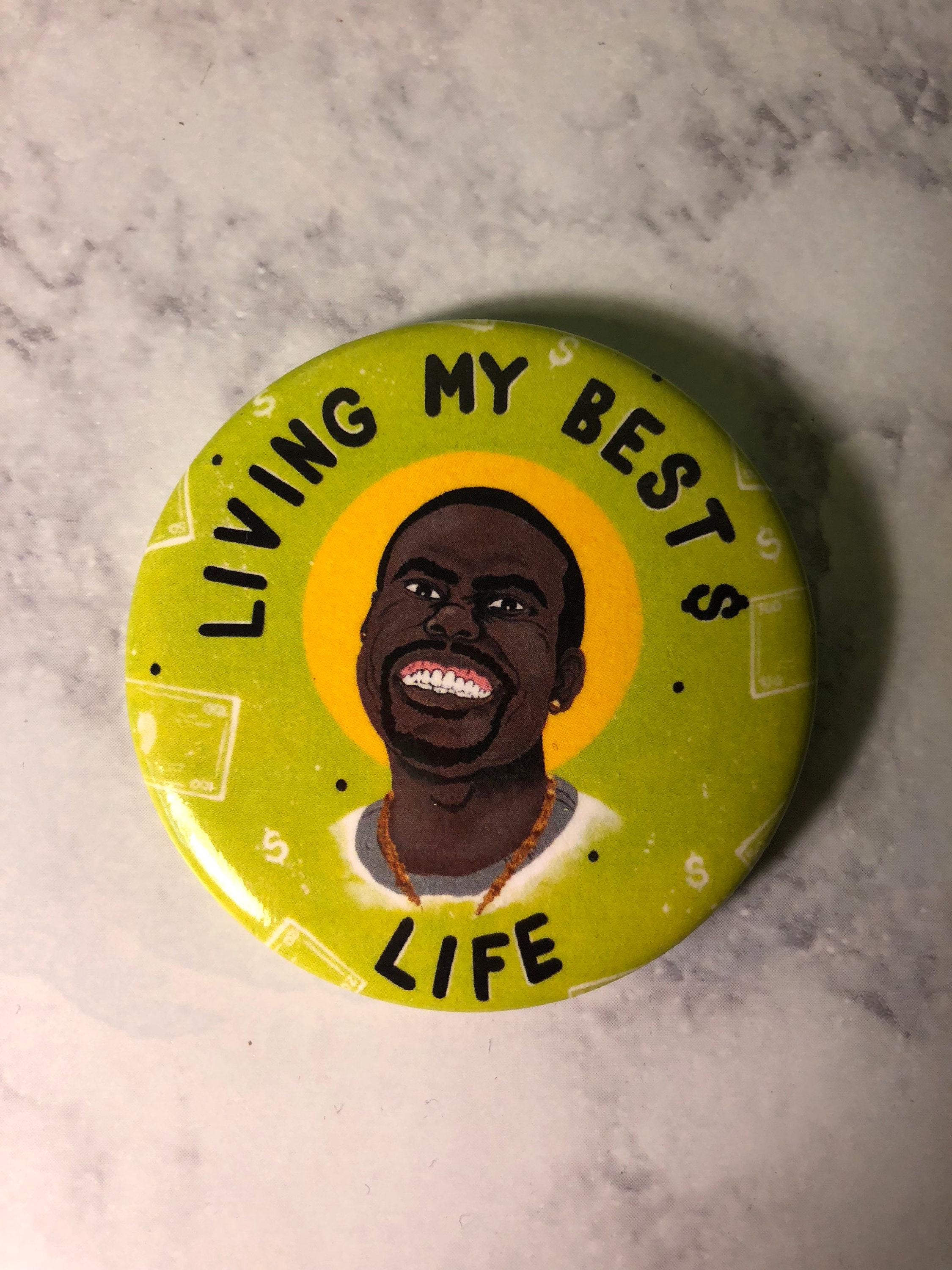 Living My Best Life Lil Duval Art Pin Etsy