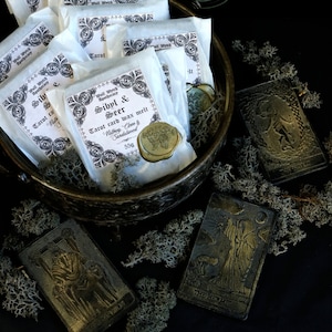 Tarotkaart Wax Melts, cadeau tarotlezer, Wax Melts voor heksen, Gothic Witchy Wax Melts