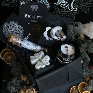 Witchy Mama Geschenkbox, Mama Mond Geschenkbox, Geschenkbox für Muttertag, Alternatives Mama Geschenk, Box für ätherische Öle, Umweltfreundliche Mama Geschenkbox