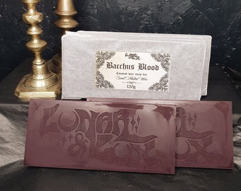 Mulled Wine Wax Melts, Gothic Snap Bar, Zero Waste Wax Melts, Gothic Wax Melts, Witchcraft Gift, Witchy Wax Melts