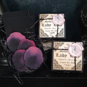 Dark Academia Geschenk, Schwarz Barock Wachs Melts, Gothic Wachs Melts, Halloween Wachs Melts, Ornate Wachs Melts, // Lady Lucy