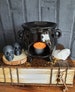 Cauldron Wax Burner / Witchy Oil Burner / Witchy Gift / Pagan Gift / Witchcraft Gift 