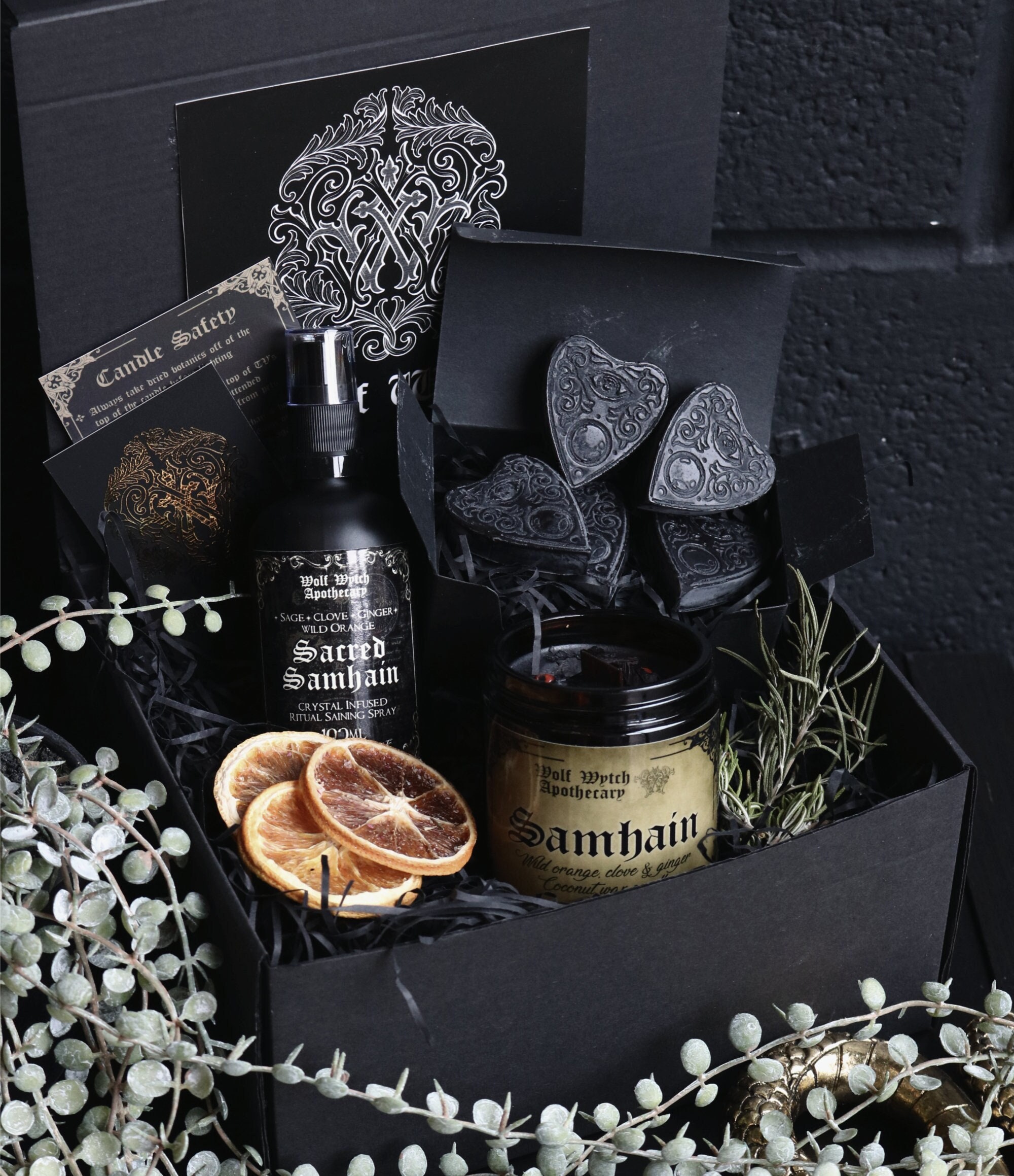 Samhain Gift Box, Halloween Pumpkin Spice Gift Box, Witches Gift