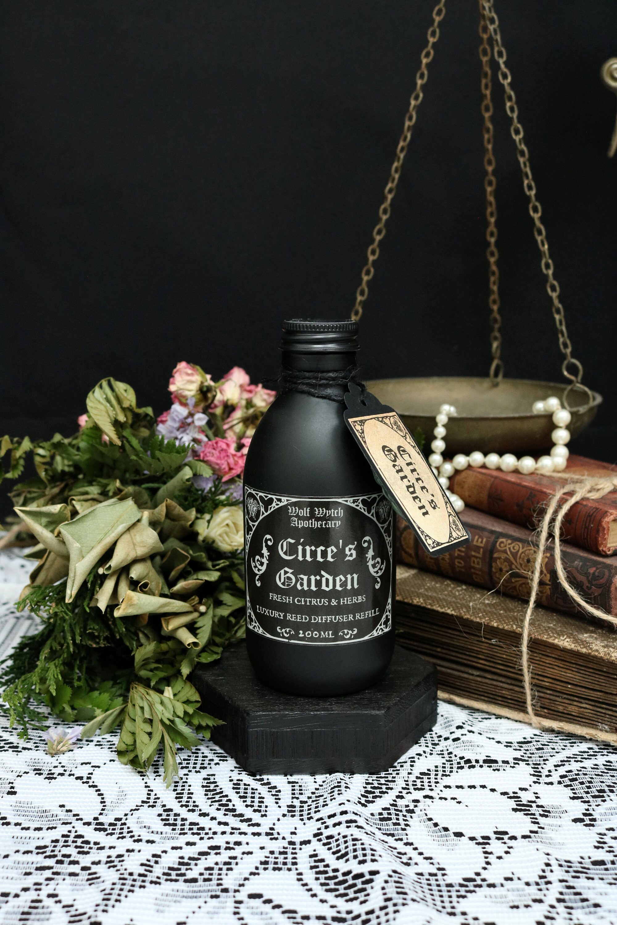 Circe Greek Goddess Gift, Green Witch Reed Diffuser, Unique Greek ...
