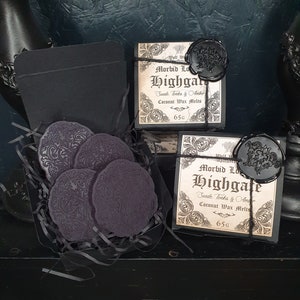 Highgate Cemetery Wachs Melts, Gothic Wachs Melts, Halloween Wachs Melts, Dark Academia Geschenk