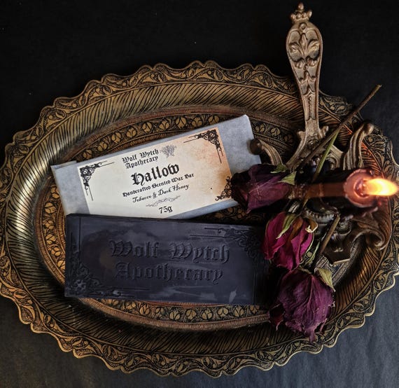 Tobacco and Honey Scented, Samhain Wax Melts, Halloween Snap Bar, Witchy Wax Melts