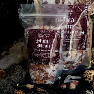 Rose Petal Bath Soak, New Mom Bath Gift, Unique Baby Shower Gift, Witchy Bath Salts, Relaxing Pregnancy Gift, Vegan Baby Shower, Bridal Bath