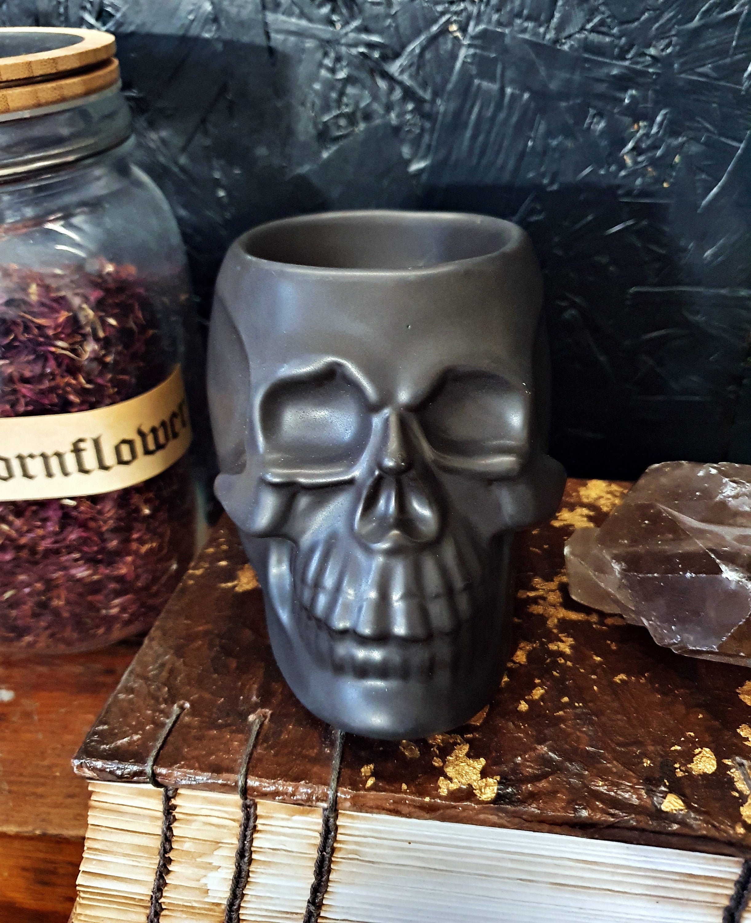Triple Moon Wax Burner Witchy Oil Burner Witchy Gift Pagan Gift Witchcraft Gift