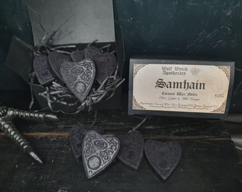 Samhain Wachs Melts, Halloween Wachs Melts, Ouija Planchette Geschenk, Pumpkin Spice ätherisches Öl Wachs Melts, Witchy Wachs Melts