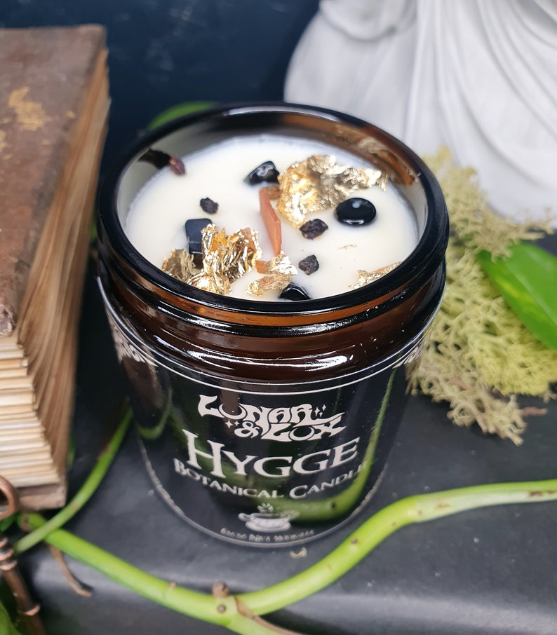 Hygge Candle / Hygge Home Gift Crystal Candle Essential Oil Etsy UK