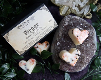 Hygge Wax Melts, Witchy Wax Melts, Vanilla Orange and Cinnamon Wax Melts, Dark Aesthetic Gift, Hedge witch Gift