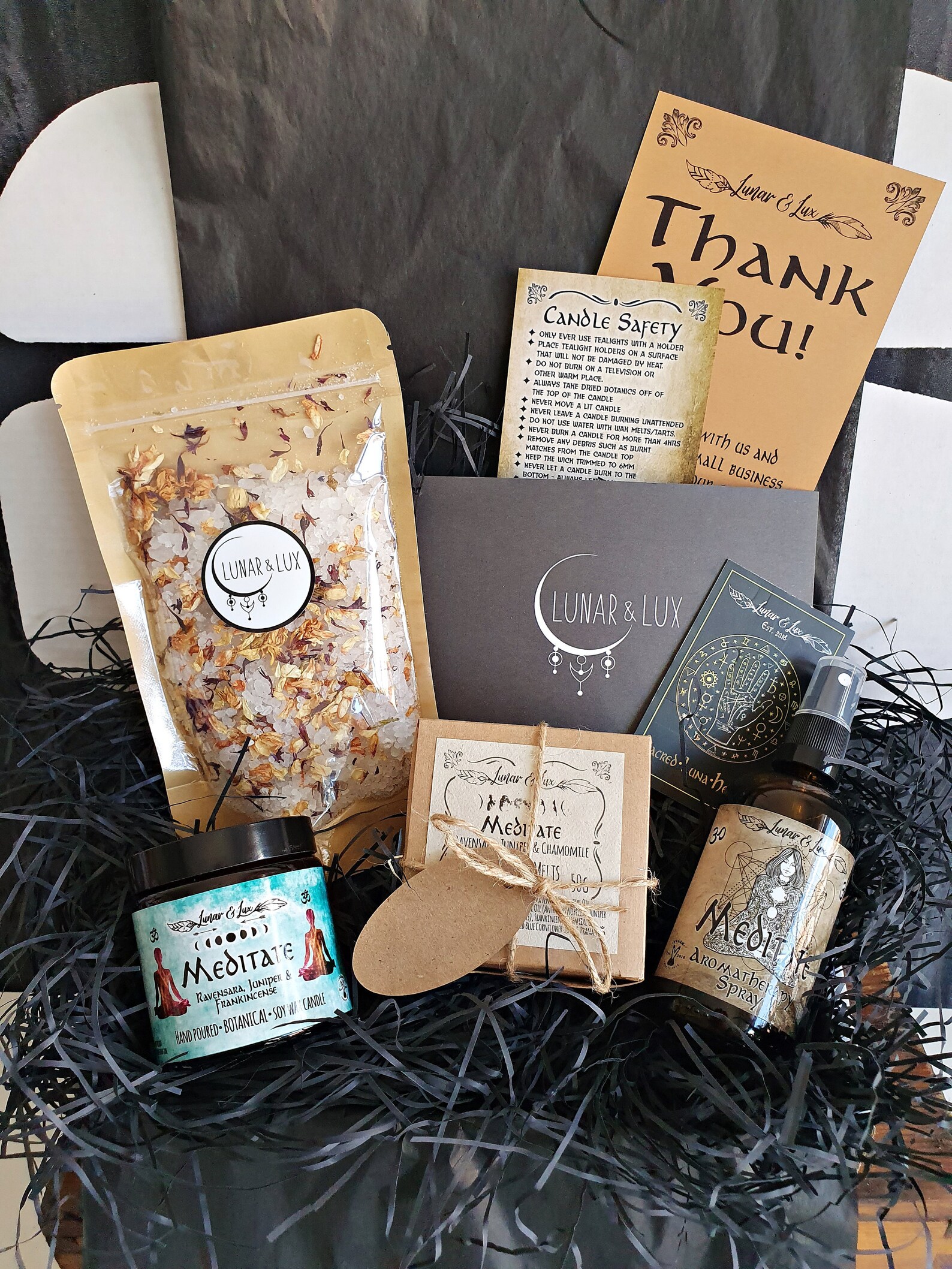 Meditation Gift Box / Spiritual Gift Box Yoga Teacher Gift Etsy UK