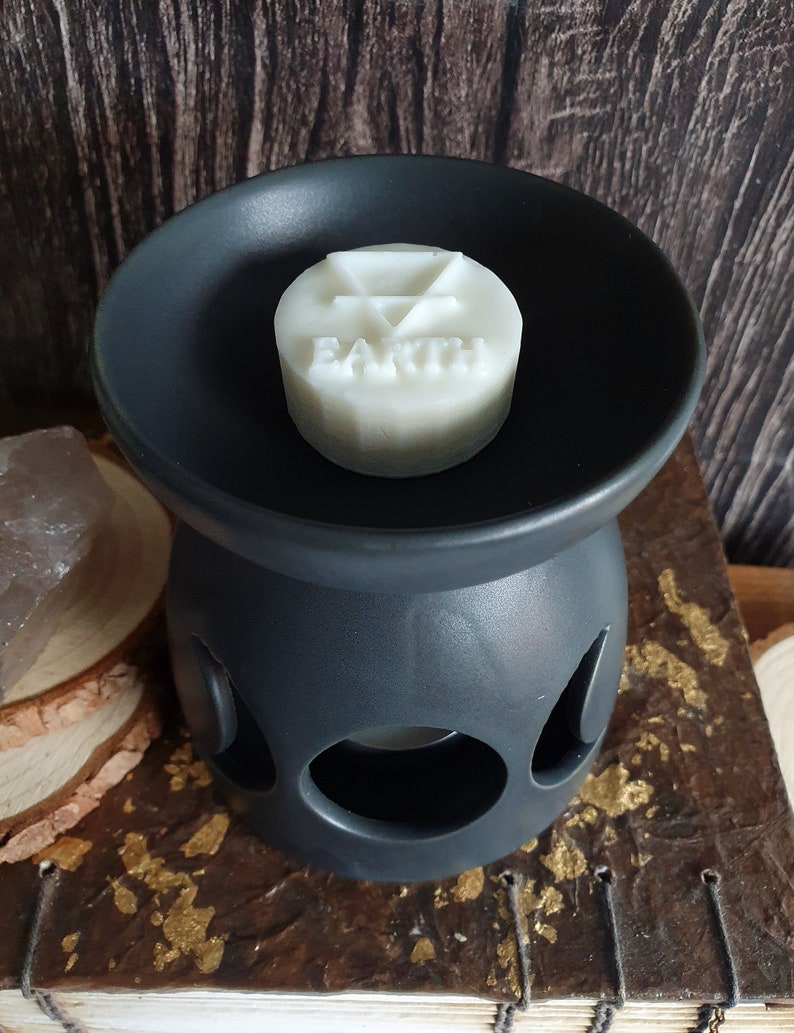 Triple Moon Wax Burner Witchy Oil Burner Witchy Gift Pagan Gift Witchcraft Gift
