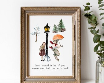 Narnia Lamp Post Over Narnia The Lion Witch And The Wardrobe Etsy