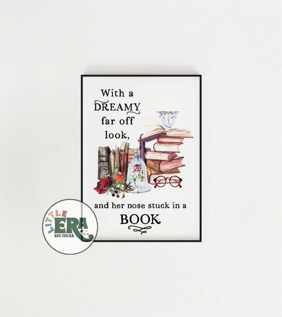 La Belle Et La Bete Dimpression Disney De Citation Etsy France