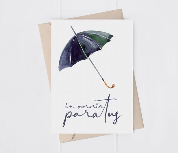 In Omnia Paratus Gilmore Girls Quote Print Wall Art Etsy