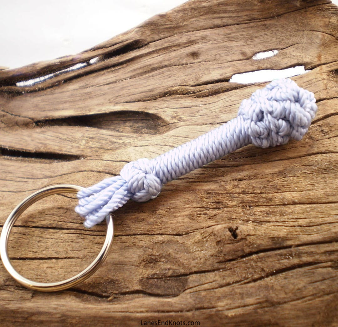 Sailors Blackjack Key Chain, Nautical Key Chain, Nautical Knot Key